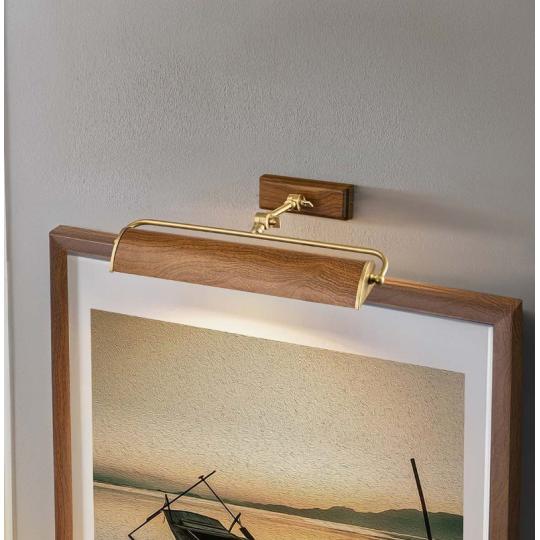 fabetetes klasszikus rez kepvilagito fali lampa falikar fahatasu luxus mid-century stilus elegans polgari nappali vilagitas hangulatvilagitas .jpg